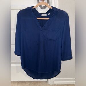 Women’s navy blue blouse